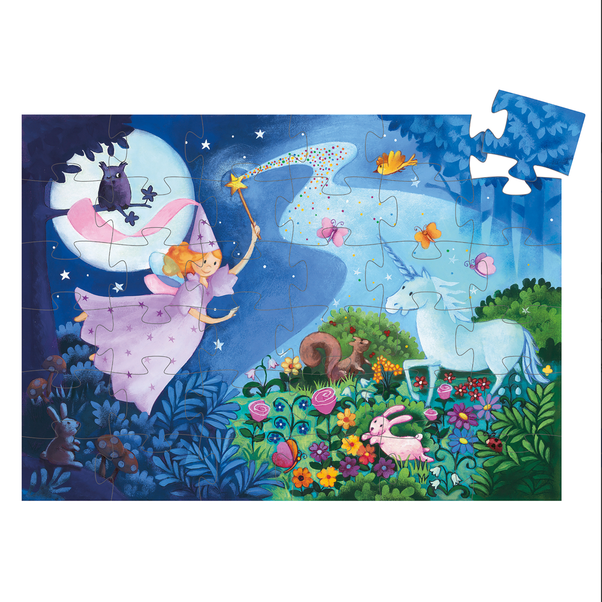 PUZZLE LA FEE ET LA LICORNE