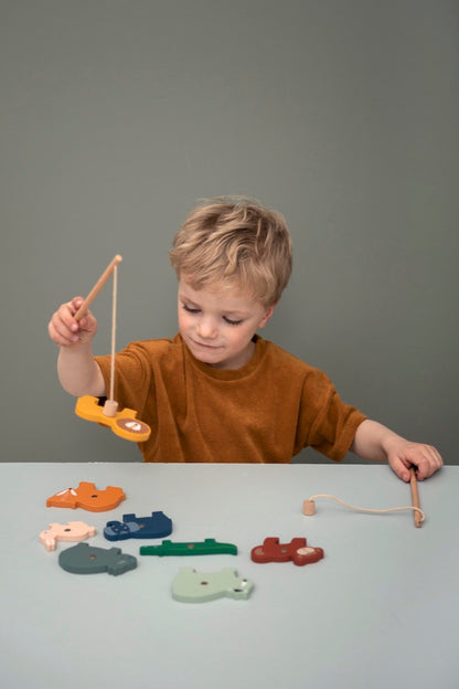 JEU DE PÊCHE EN BOIS